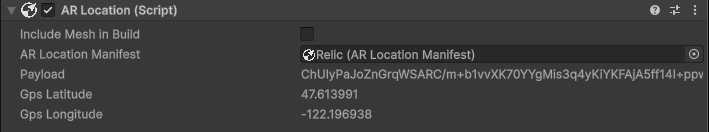 AR Location Component