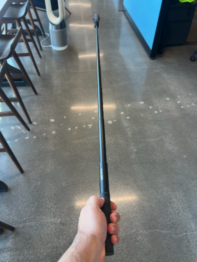 Outdoor selfie stick extension